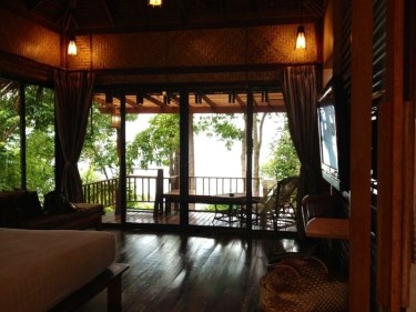 reason why the resort is named "Great View" - lovely view from the rooms of the Andaman Sea